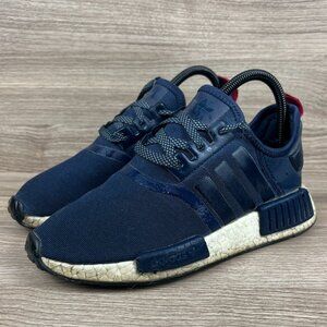 Adidas NMD R1 Women's Navy Blue & White Sneakers Casual Shoe
